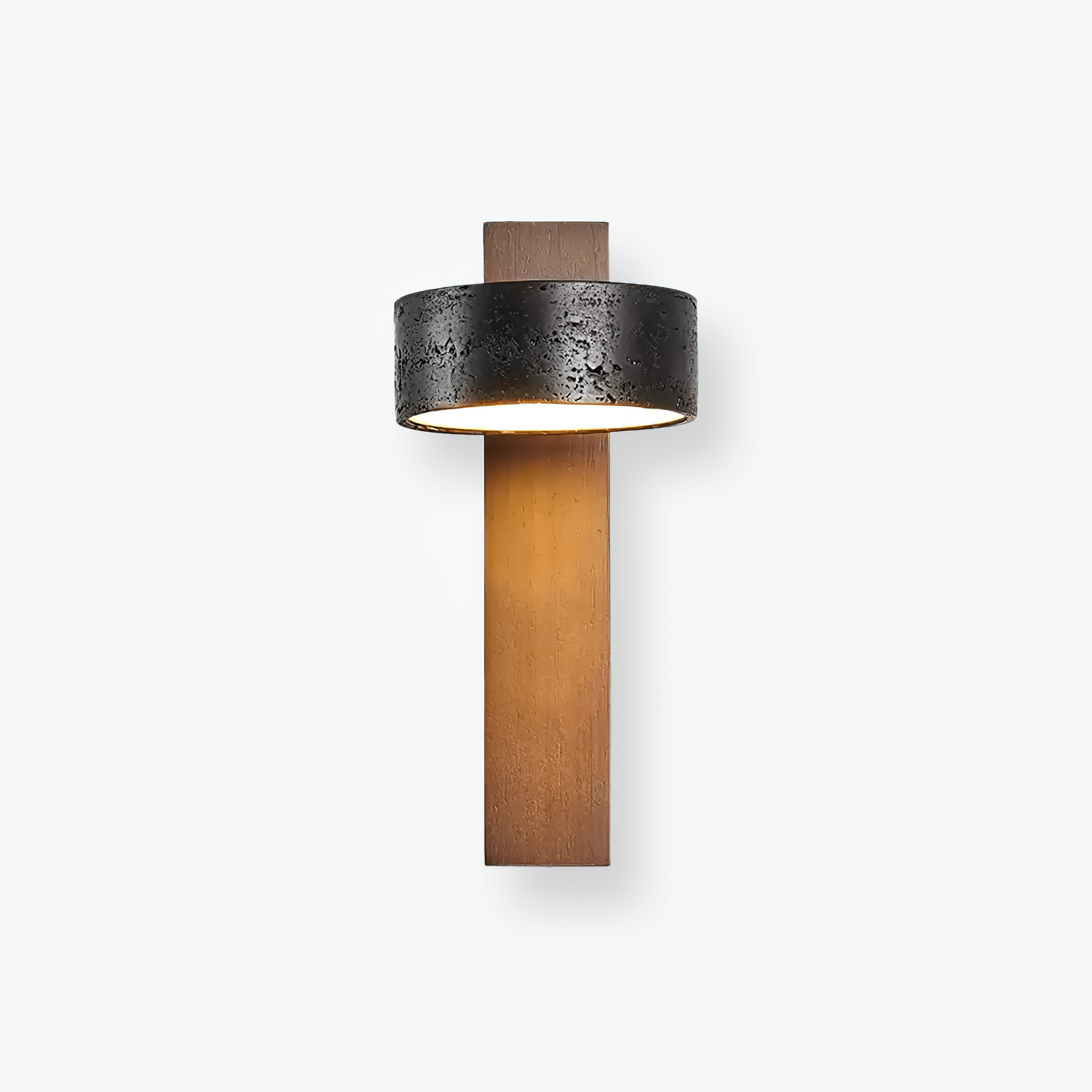 Travertine Walnut LED Sconce