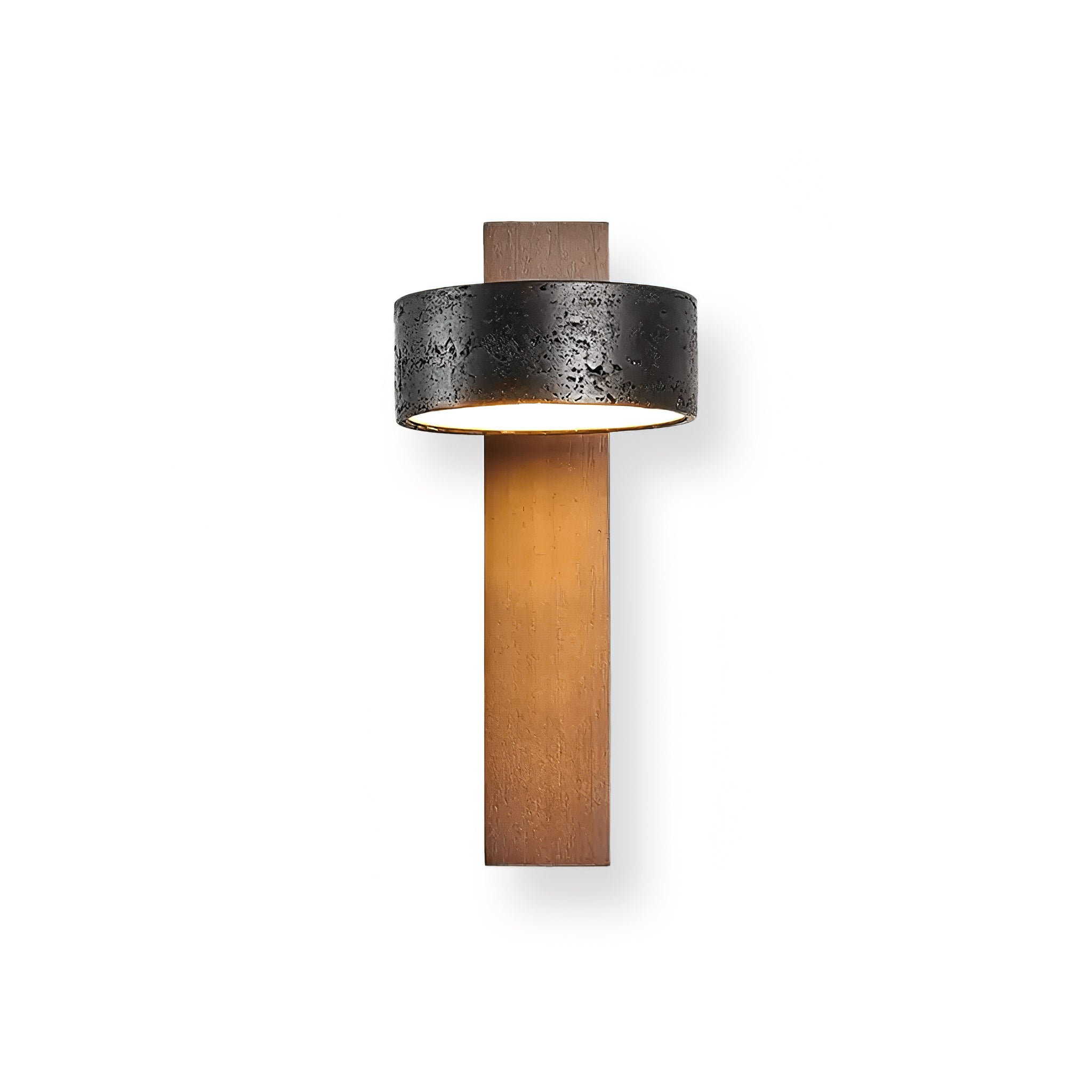 Travertine Walnut LED Sconce