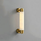 Tube Alabaster Cylinder Wall Lamp