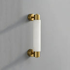 Tube Alabaster Cylinder Wall Lamp