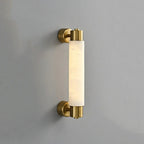Tube Alabaster Cylinder Wall Lamp