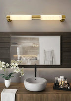 Tube Alabaster Cylinder Wall Lamp