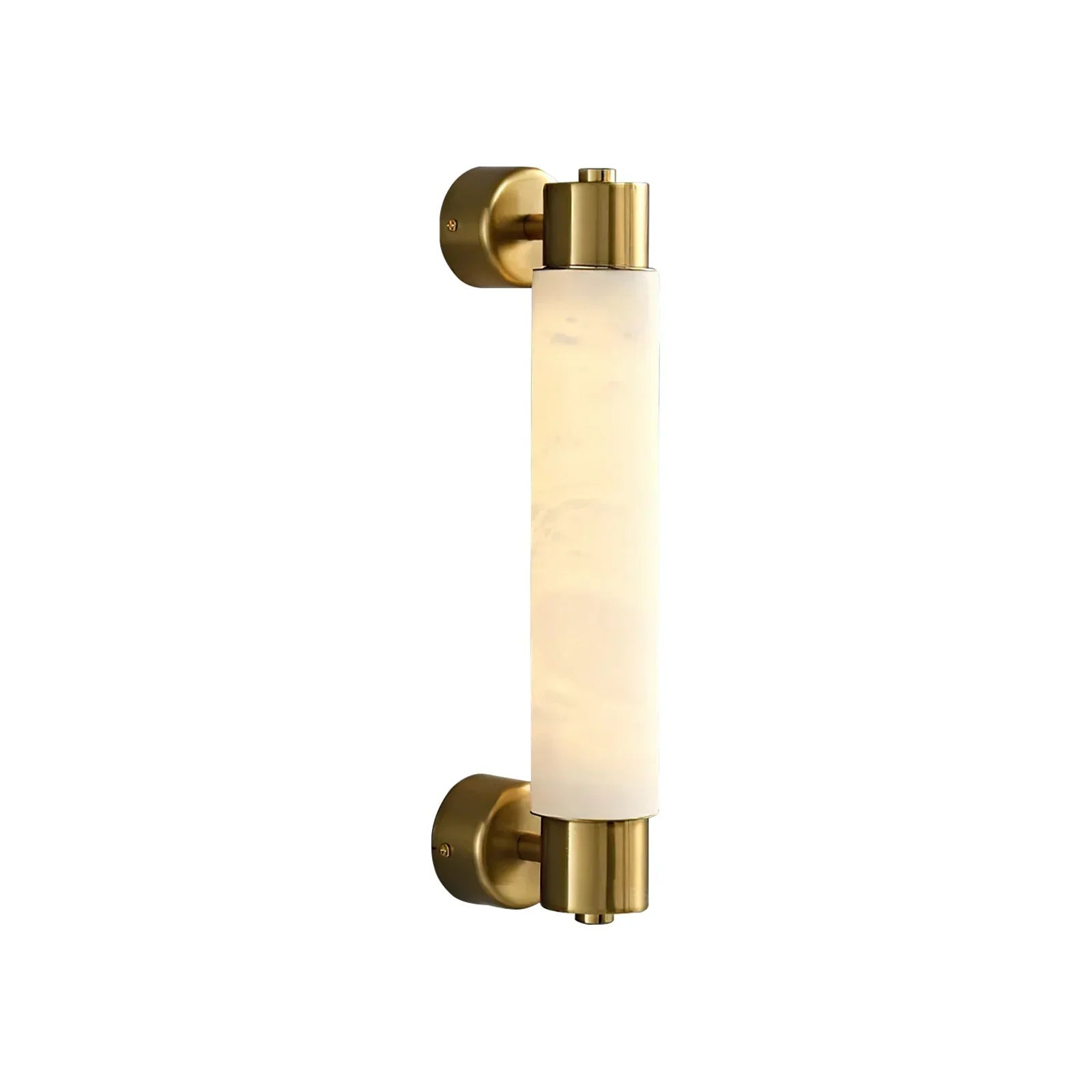 Röhrenförmige Alabaster-Zylinder-Wandleuchte
