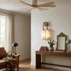 Twin Alabaster Sconce