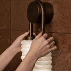 Hand Installing Capiz Shell Tube on Modern Wall Sconce