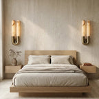 U-Shape Alabaster Arch Wall Sconce