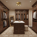 Vance Brass  Directional Flush Mount