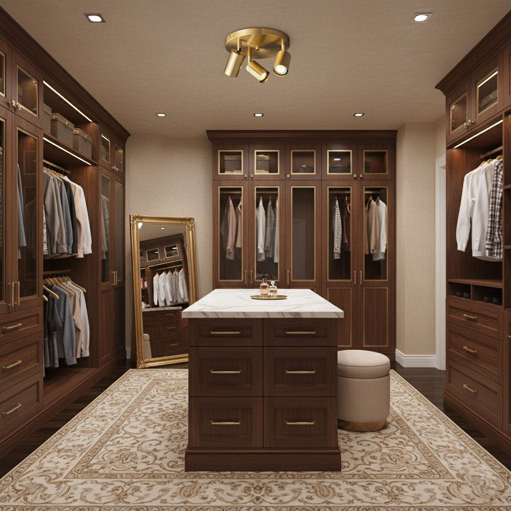 Vance Brass  Directional Flush Mount