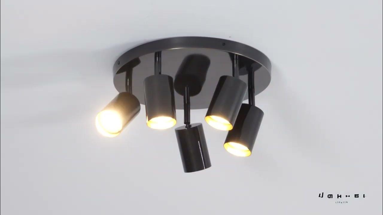 Vance Brass  Directional Flush Mount