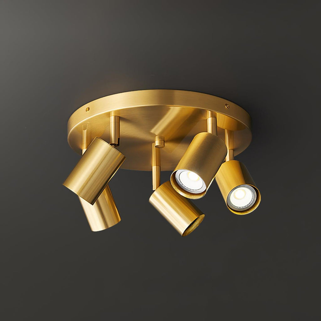 Vance Brass  Directional Flush Mount