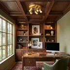 Vance Brass  Directional Flush Mount