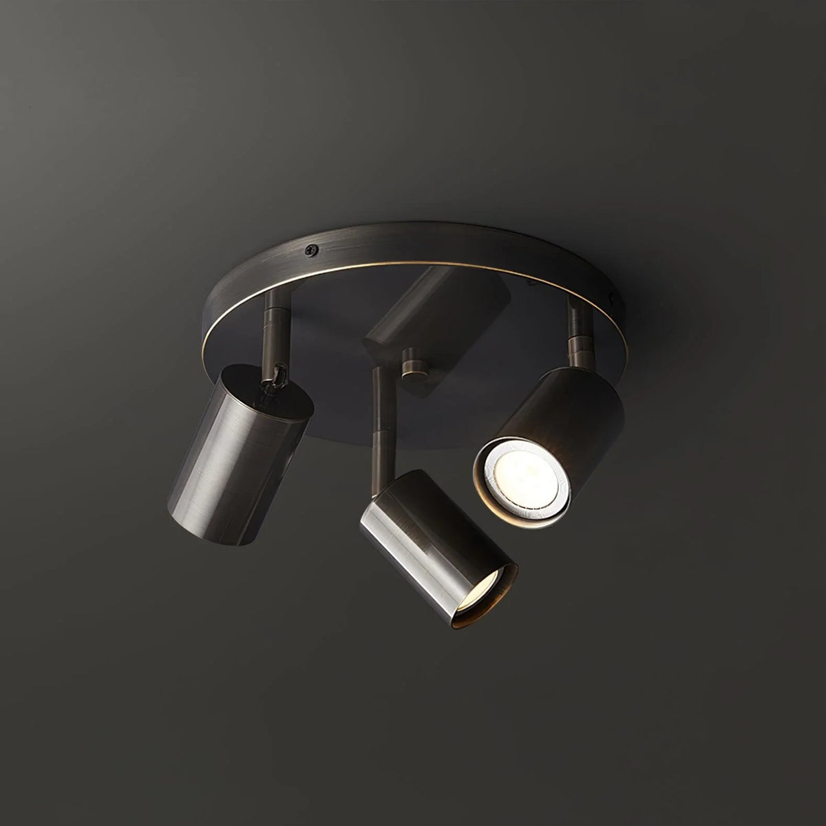 Black Adjustable Spotlight Ceiling Light Studio Display