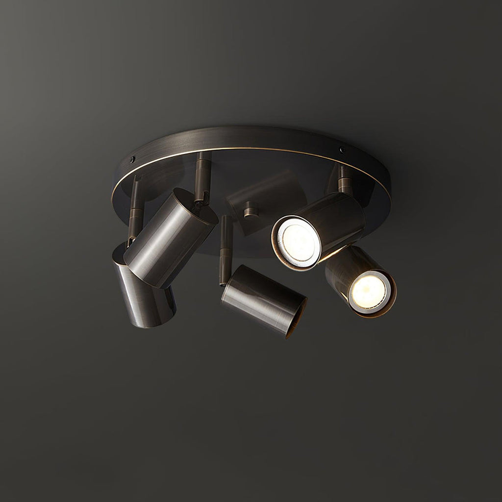 Vance Brass  Directional Flush Mount