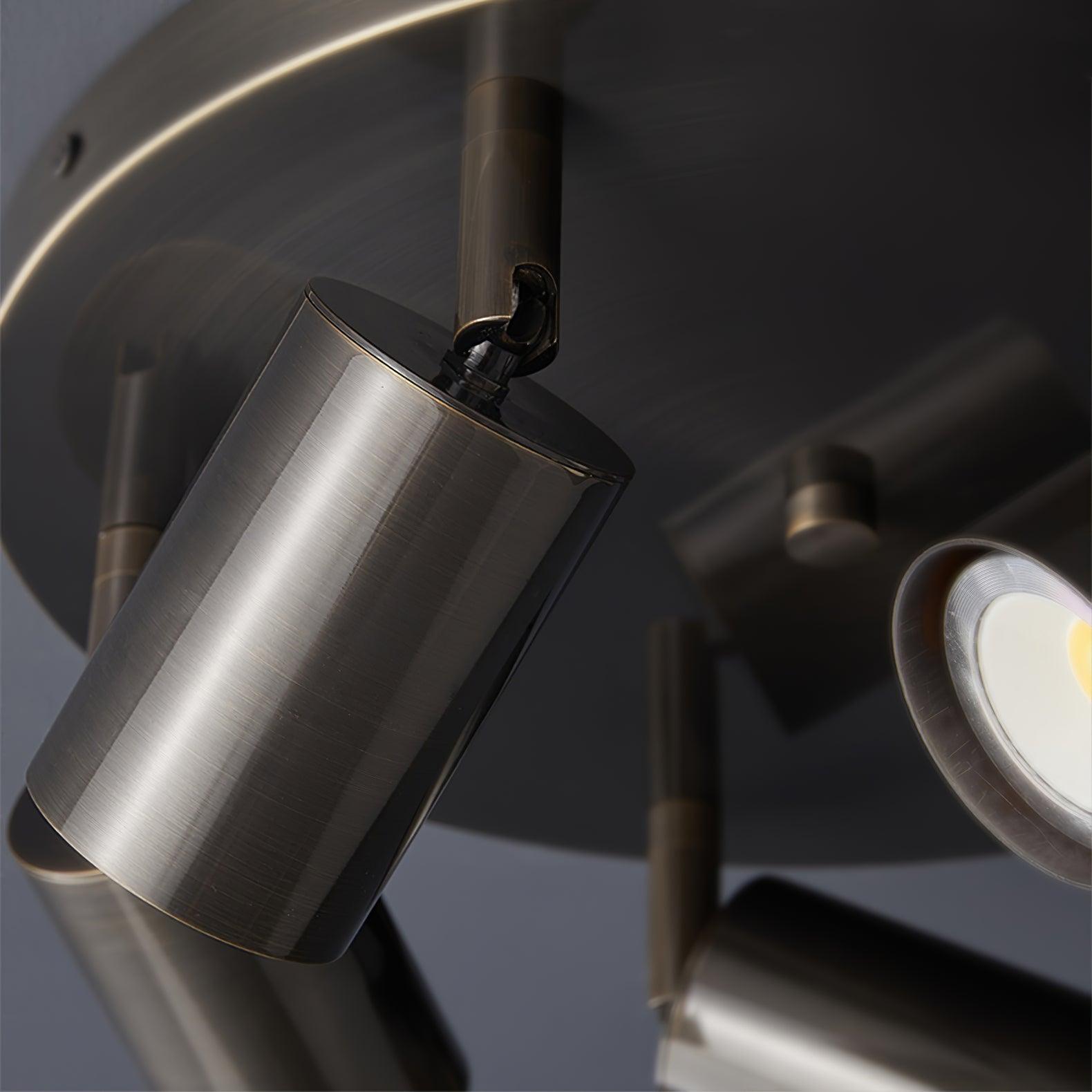 Vance Brass  Directional Flush Mount