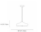 Vector Dark Dome Pendant Light