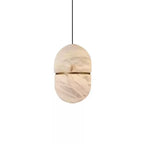 Velo Capsule Alabaster Pendant Lamp