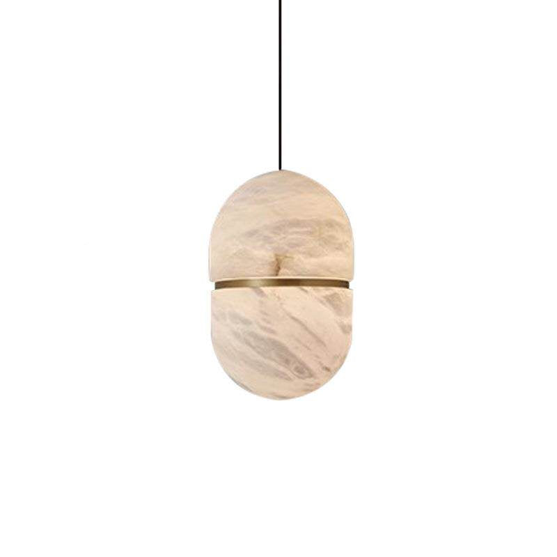 Velo Capsule Alabaster Pendant Lamp
