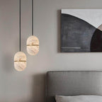 Velo Capsule Alabaster Pendant Lamp