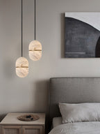 Velo Capsule Alabaster Pendant Lamp