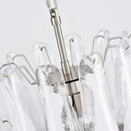 Close Up View of Suspension Rod and Tulip Glass Attachment Details