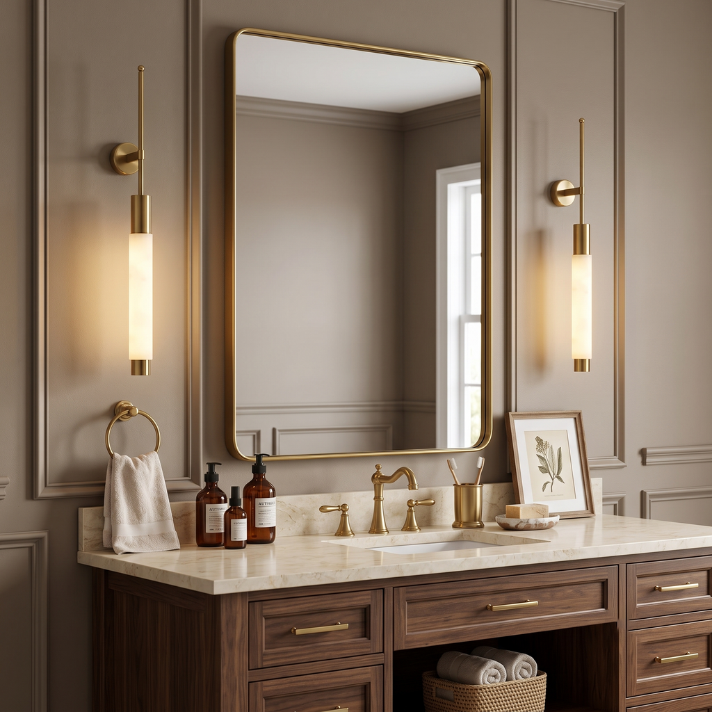 Verita Alabaster Linear Sconce