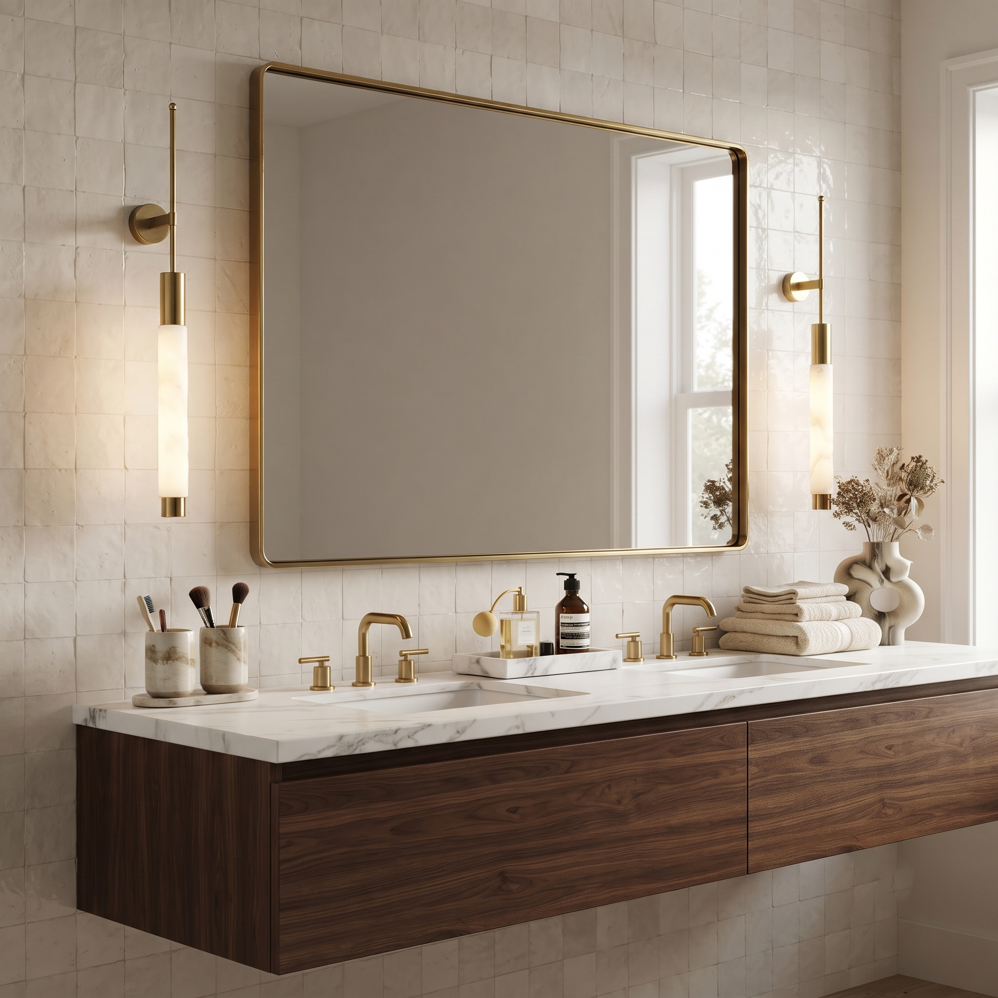 Verita Alabaster Linear Sconce