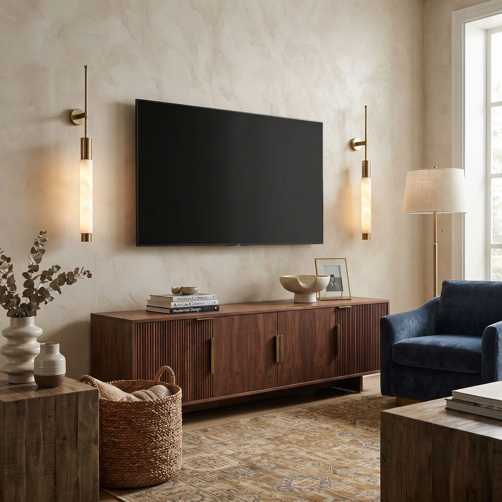 Verita Alabaster Linear Sconce
