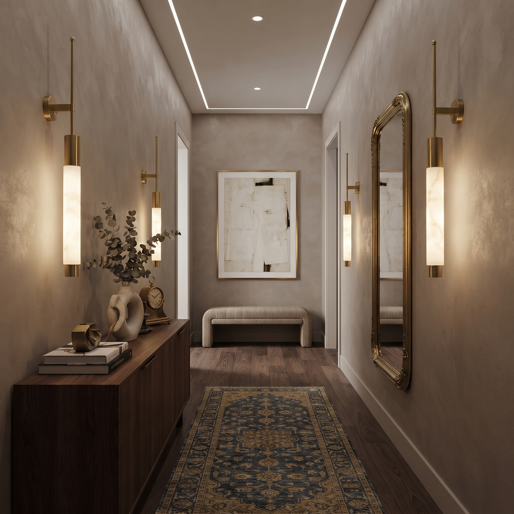 Verita Alabaster Linear Sconce