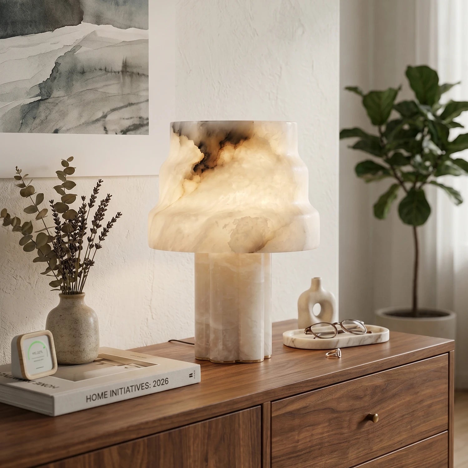 Verona Alabaster Table Lamp