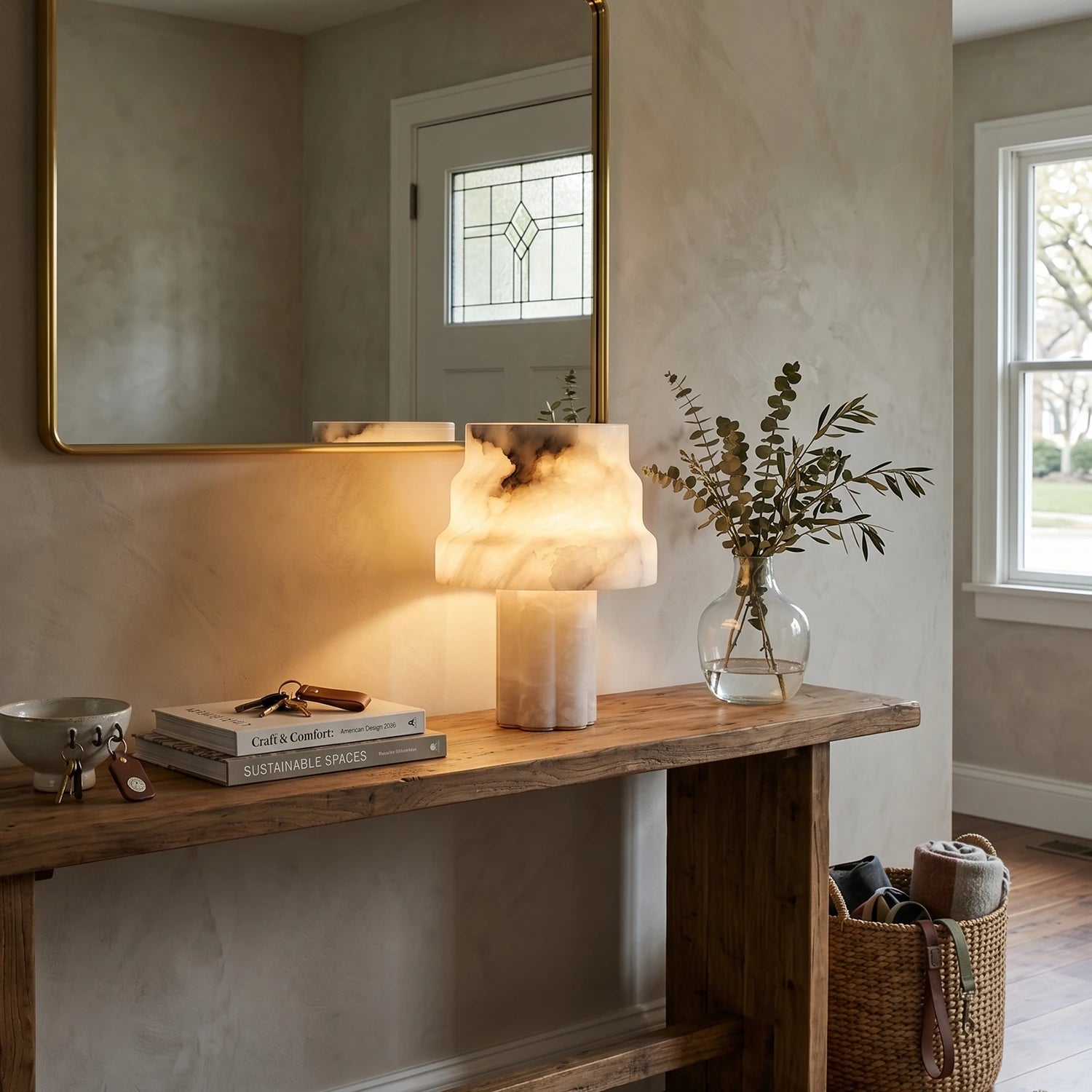 Verona Alabaster Table Lamp