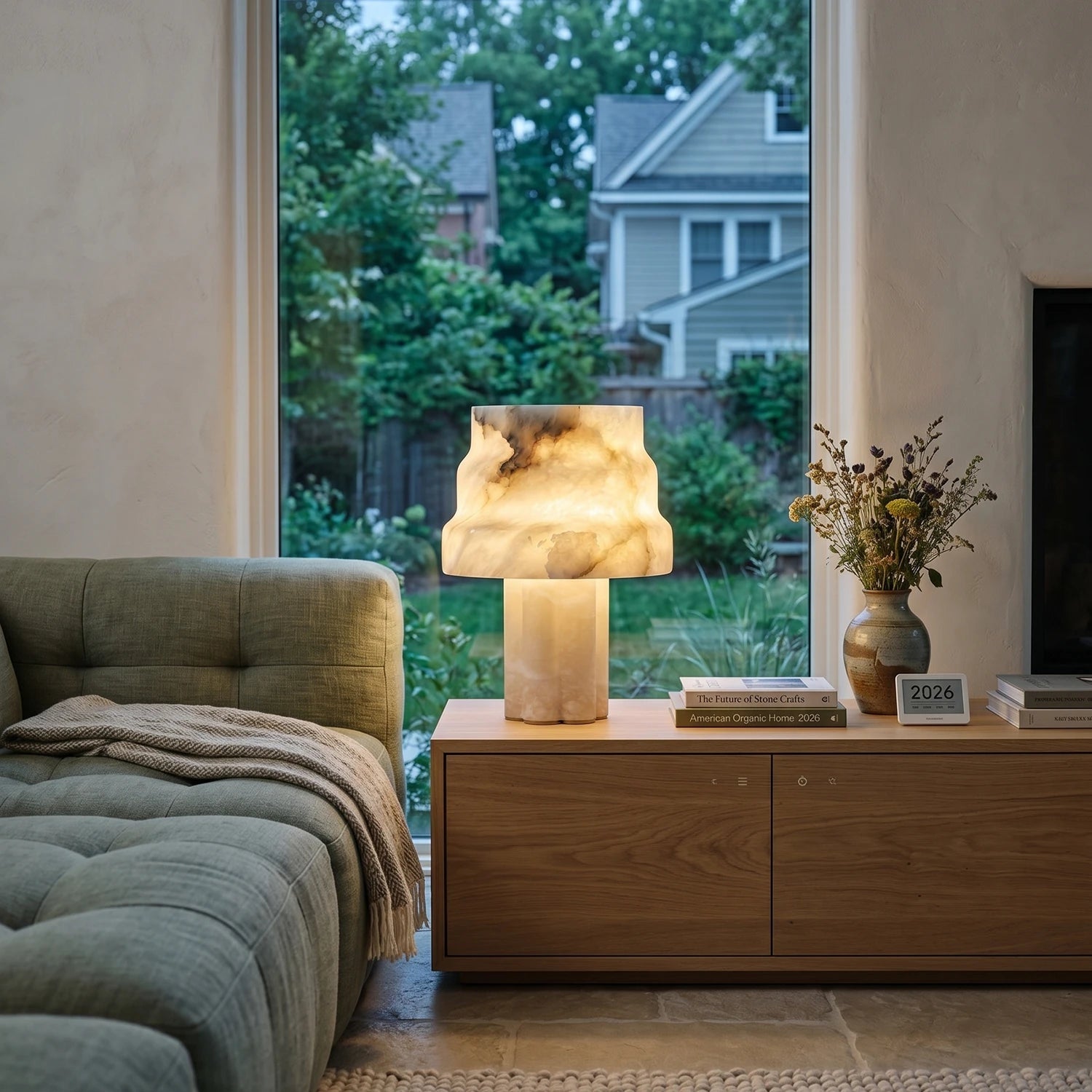Verona Alabaster Table Lamp