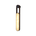 Vertical Ring Handle Alabaster Wall Lamp