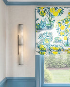 Modern Alabaster Art Glass Wall Sconce in Bright Interior Setting