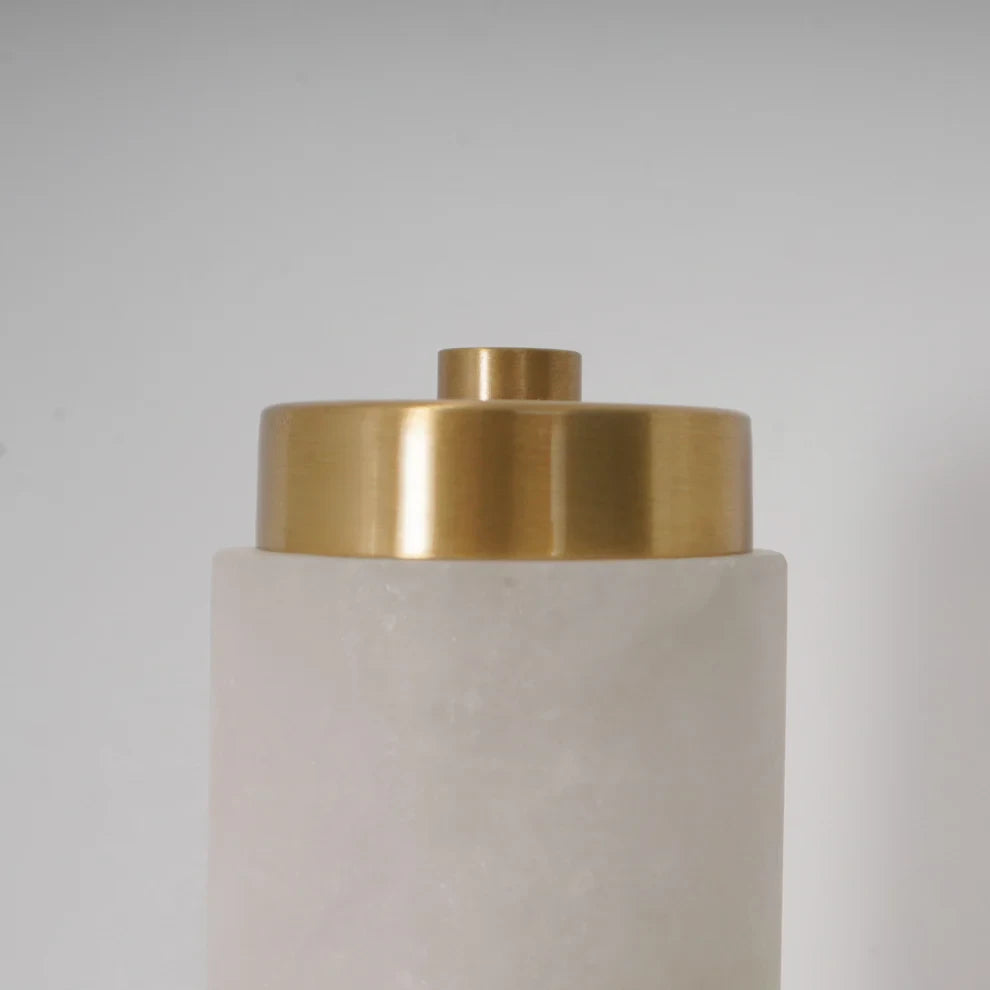 Vertical Alabaster Wall Lamp