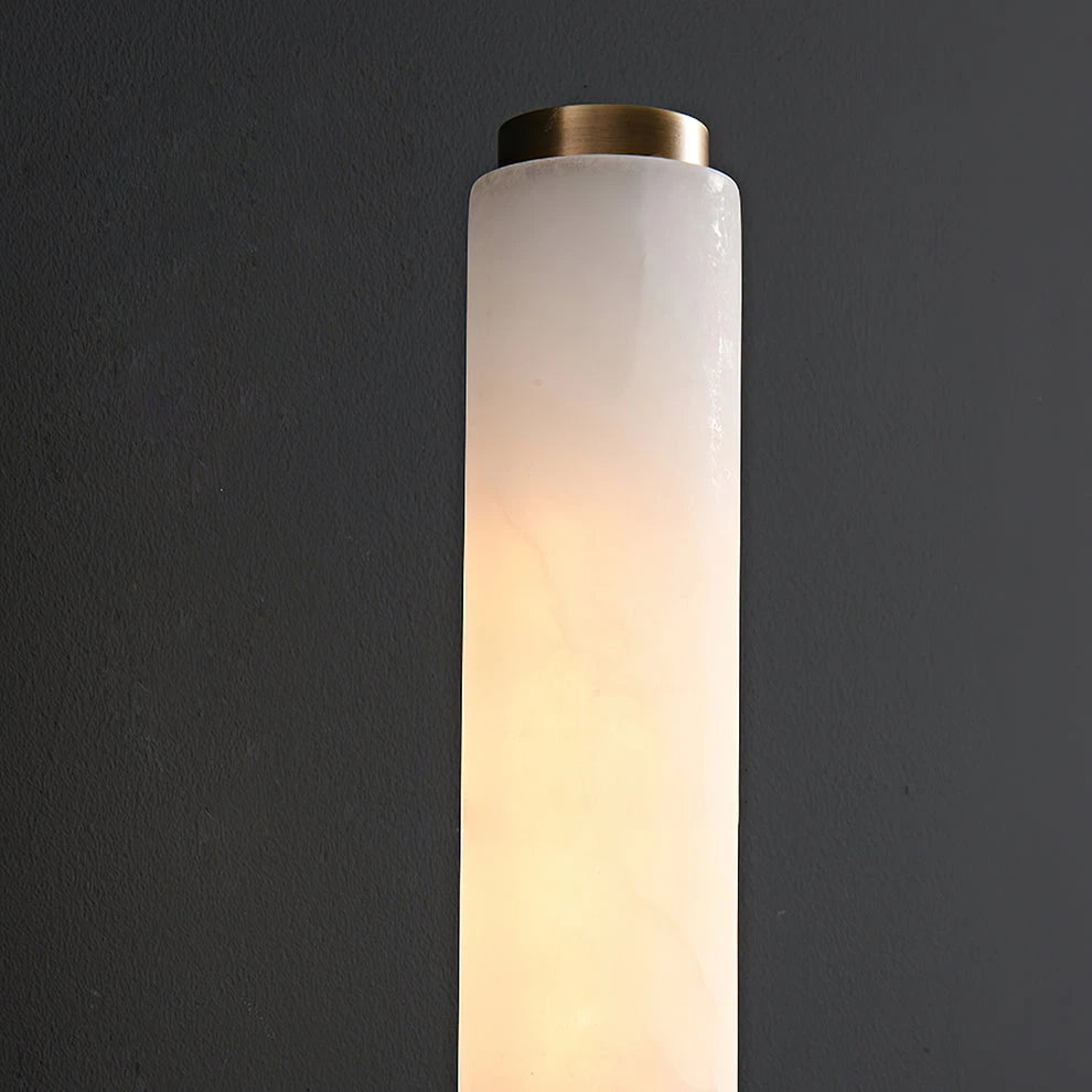 Vertical Alabaster Wall Lamp