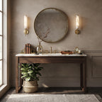 Vertical Alabaster Wall Lamp