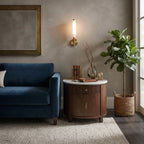 Vertical Alabaster Wall Lamp