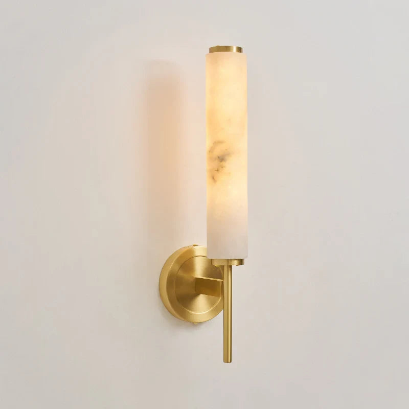 Vertical Alabaster Wall Lamp
