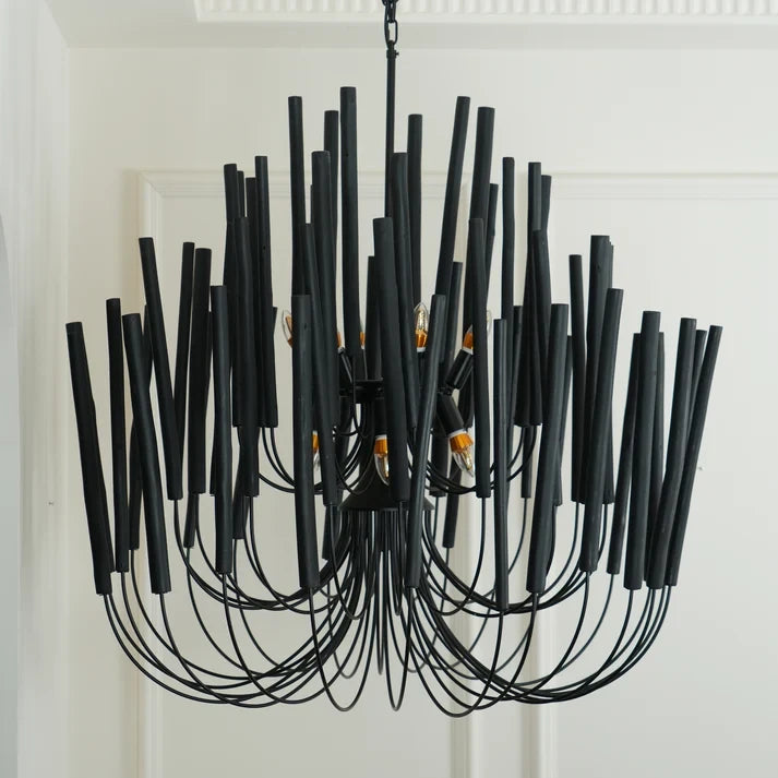 Vertical Coral Cluster Chandelier