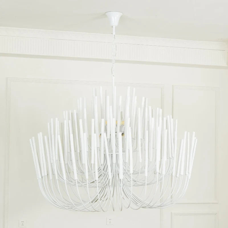 Vertical Coral Cluster Chandelier