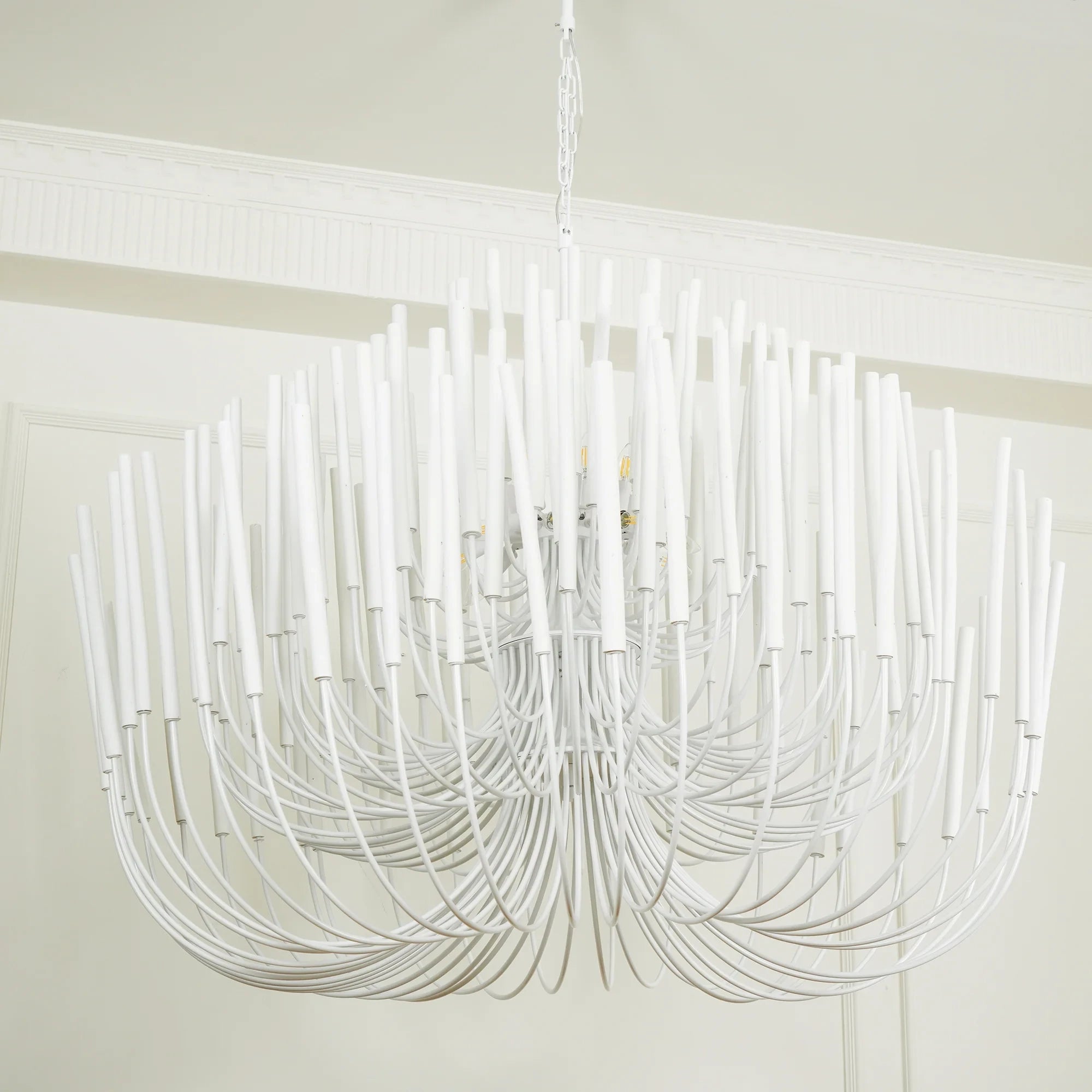 Vertical Coral Cluster Chandelier