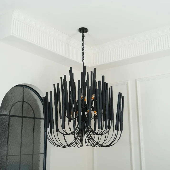 Vertical Coral Cluster Chandelier