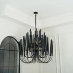 Vertical Coral Cluster Chandelier