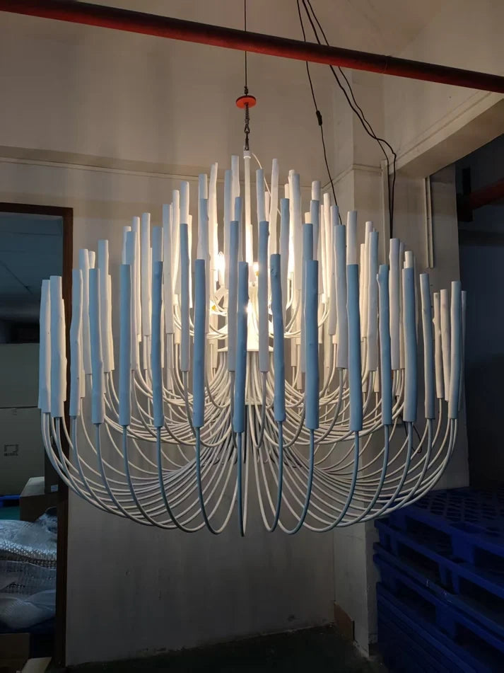 Vertical Coral Cluster Chandelier