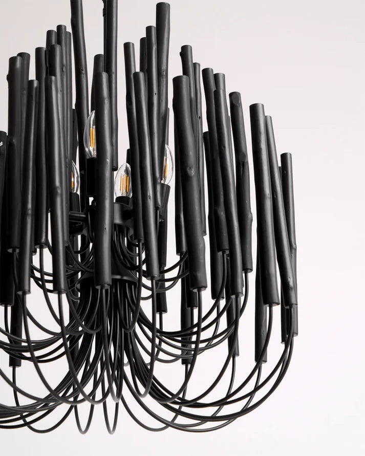 Vertical Coral Cluster Chandelier
