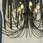 Vertical Coral Cluster Chandelier