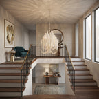 Vertical Coral Cluster Chandelier