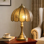 Vintage Embossed Cross Table Lamp