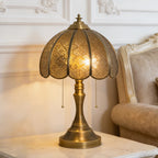 Vintage Embossed Cross Table Lamp