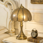 Vintage Embossed Cross Table Lamp